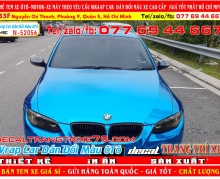 DÁN ĐỔI MÀU bmw chrome xanh  dán ô tô chuyên nghiệp wrap car decal xe hơi cao cấp nhàn decal decaltrangtrixe79 decal candy nhôm xướt chrome chuyển màu tem xe đẹp giá rẻ dán ô tô tp hcm_52056